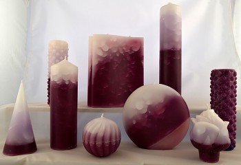 Vonné svíce - kolekce Purpura