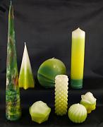 Vonné svíce - kolekce Žlutozelb